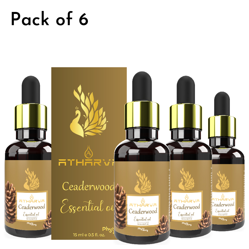 Atharva Ceaderwood Essential Oil (15ml) Pack Of 6